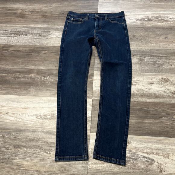 Levi's 510‎ Blue Red Tab Mens 30x30 Wash Super Skinny Fit Straight Leg Jeans EUC - Picture 1 of 13